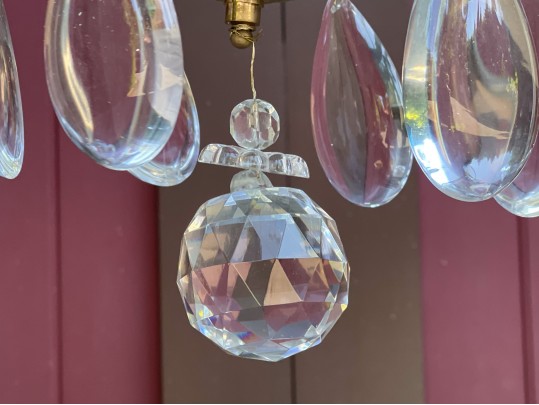 Stunning Silver 12 Light Chandelier