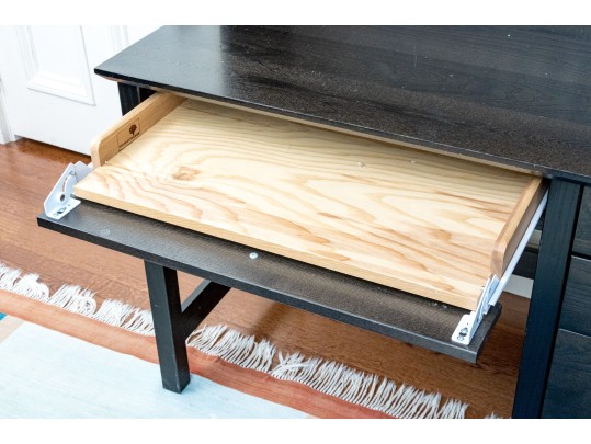 Vermont Tubbs Wood Desk, Hutch, & Chair