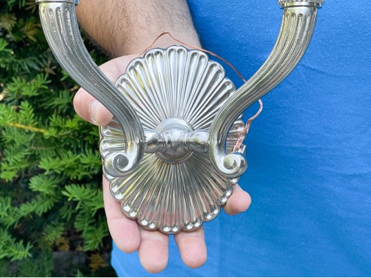 Pair Of Oval Wall Sconces