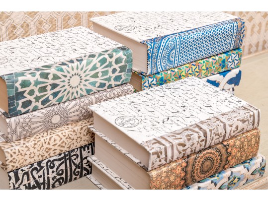 Twelve Decoratively Covered Book Collection