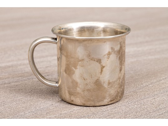 Sterling Silver Baby Cups & Spoon 4.65 T. Ounces