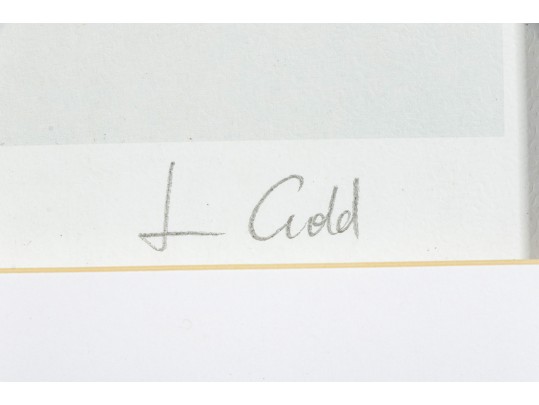 Framed Abstract Print, Signed And Numbered 