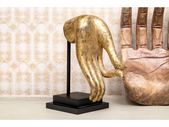 Carved Hand Decor