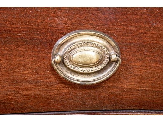 Beautiful Antique Bow Front Chest Of Drawers