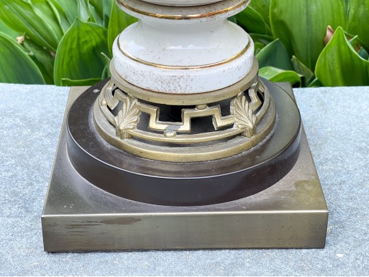 Pair Of Vintage Hand Painted Lamps