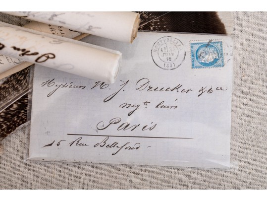 Feather Quill & Vintage Letter Shadow Boxes