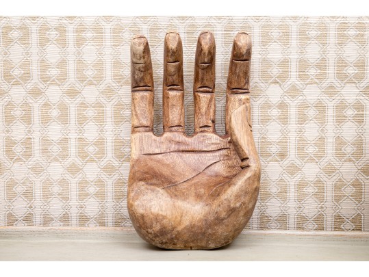 Carved Hand Decor