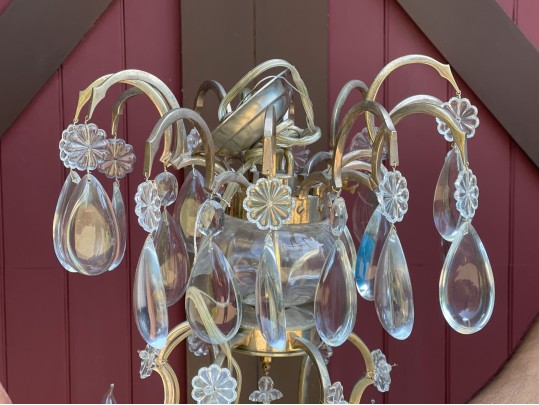 Stunning Silver 12 Light Chandelier