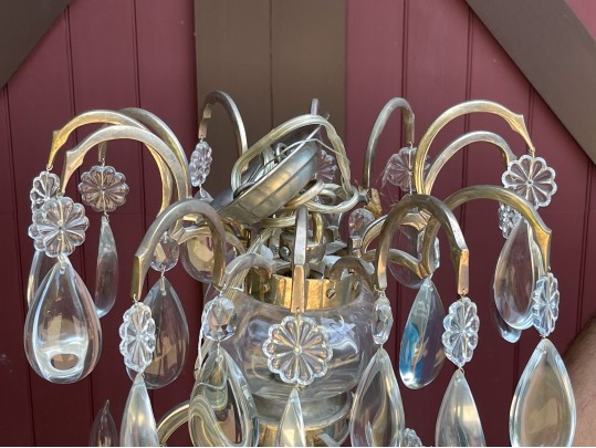 Stunning Silver 12 Light Chandelier