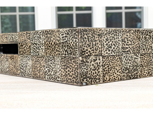 Stunning Animal Design Lacquered Tray 