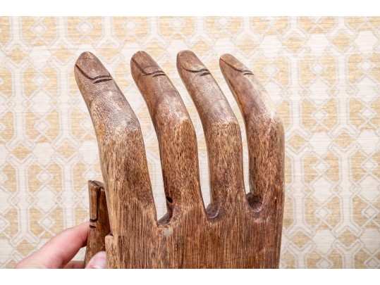 Carved Hand Decor