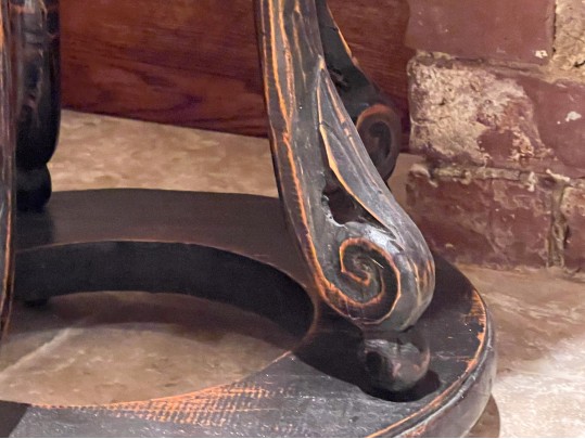 Vintage Carved Pedestal