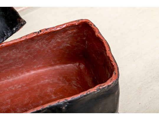 Asian Carved Elephant Box