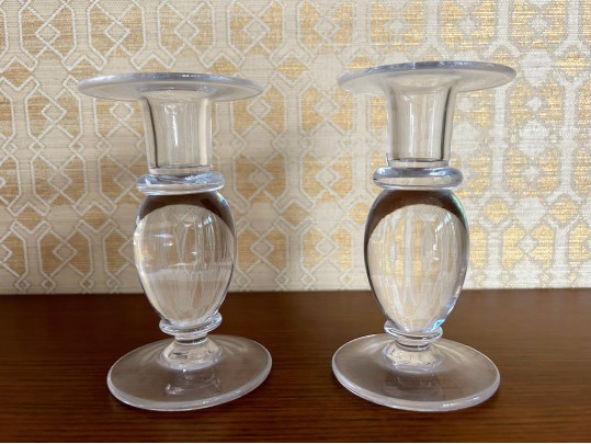 Simon Pearce Candlesticks