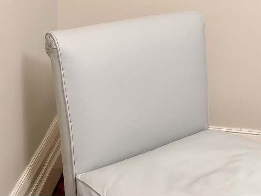 A. Rudin Waterproof Leather Slipper Chair