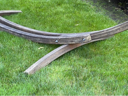 Nags Head Bay XL Duracord Rope Hammock On Arc Base