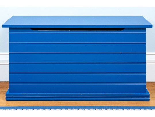 Painted Blue Storage Chests