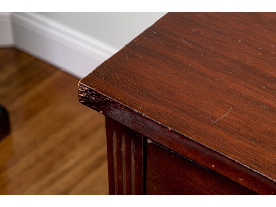 Beautiful Antique Bow Front Chest Of Drawers