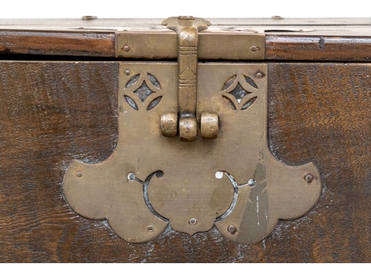 Vintage Chest On Carved Legs