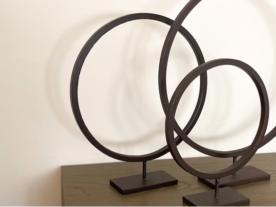 Crate & Barrel Iron Spheres