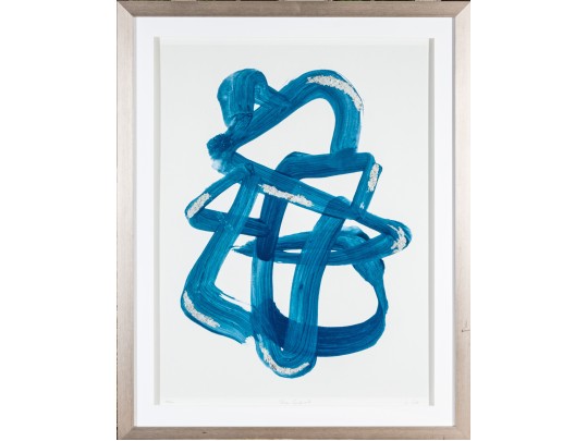 Framed Abstract Print, Signed And Numbered 