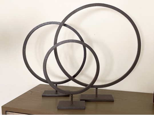Crate & Barrel Iron Spheres