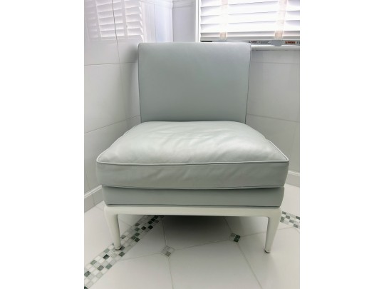 A. Rudin Waterproof Leather Slipper Chair