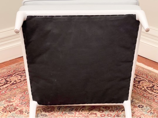 A. Rudin Waterproof Leather Slipper Chair