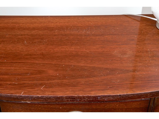 Beautiful Antique Bow Front Chest Of Drawers