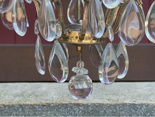 Stunning Silver 12 Light Chandelier