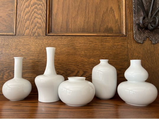 White Porcelain Bottle Collection