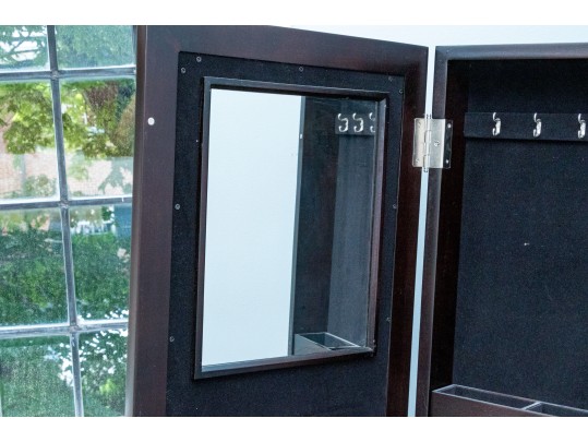 Jewelry Armoire With Full Length Mirror