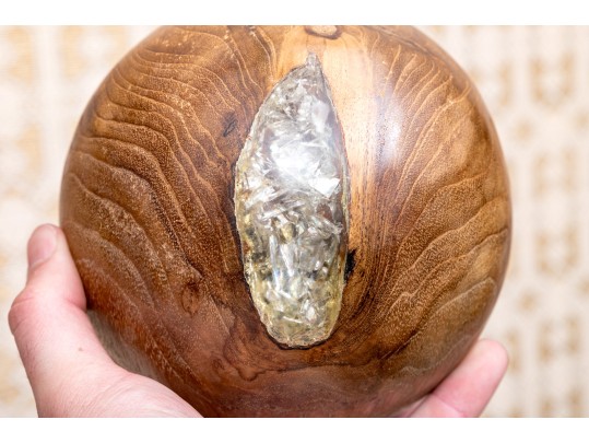 Wood And Resin Spheres