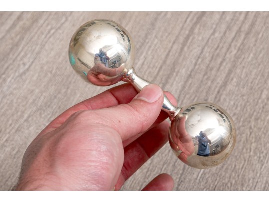 Tiffany Sterling Silver Baby Rattle New In Box