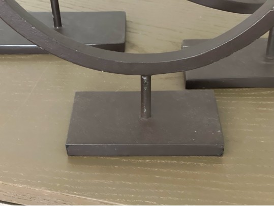 Crate & Barrel Iron Spheres