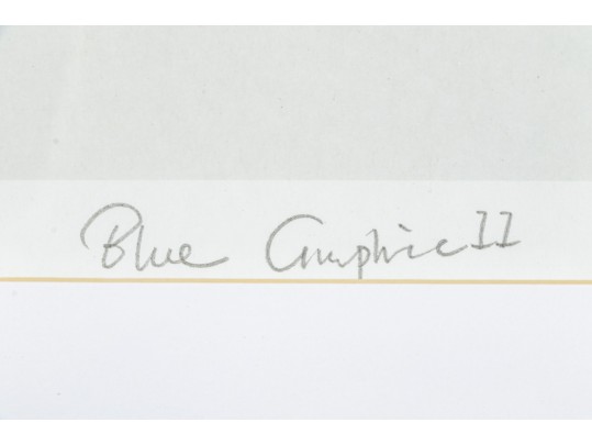 Framed Abstract Print, Signed And Numbered 