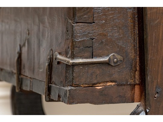 Vintage Chest On Carved Legs