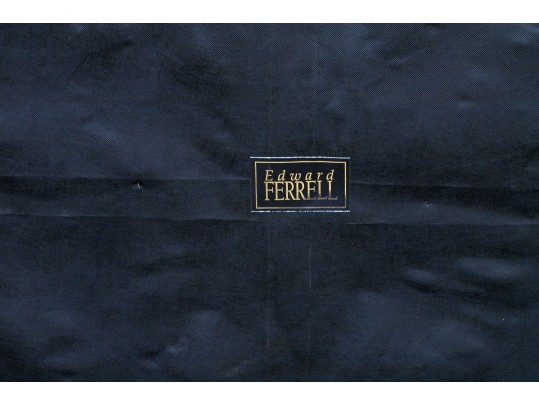 Edward Ferrell Leather Ottoman On Casters