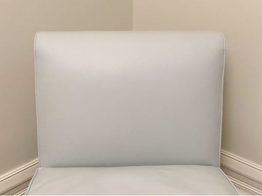 A. Rudin Waterproof Leather Slipper Chair