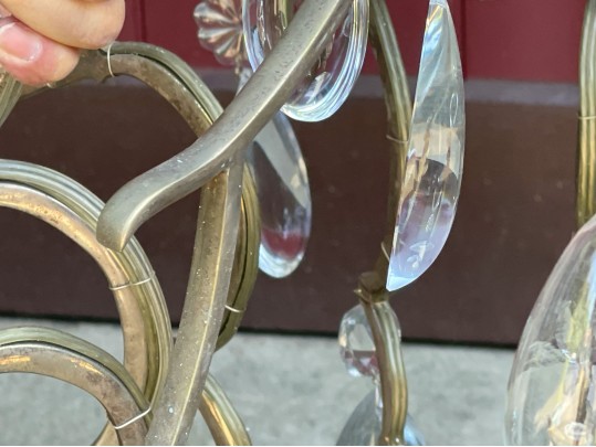 Stunning Silver 12 Light Chandelier