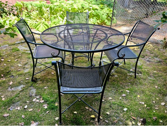 Wrought Iron Outdoor 5 Pc Set
