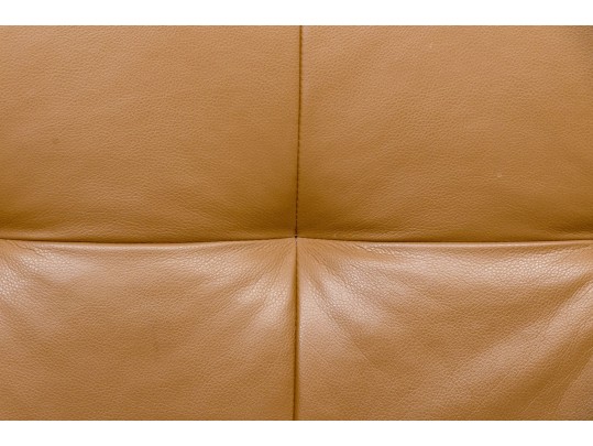 Custom Faux Leather & Wood Full Headboard