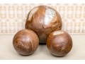 Wood And Resin Spheres
