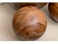 Wood And Resin Spheres