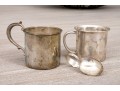 Sterling Silver Baby Cups & Spoon 4.65 T. Ounces