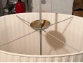 Massive Oval Box Pleated Drum Pendant Light