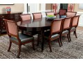 William Switzer Italian Handcrafted Oval Extending Dining Table 