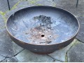 Seasons Steel Elliptical Fire Pit With Cover