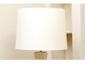 Palmer Hargrave Chalee Table Lamp - Crackle Ceramic And Silvered Metallic Finish
