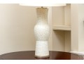 Palmer Hargrave Chalee Table Lamp - Crackle Ceramic And Silvered Metallic Finish